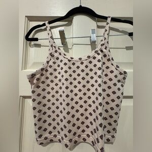 ARQ patterned strappy tank top L